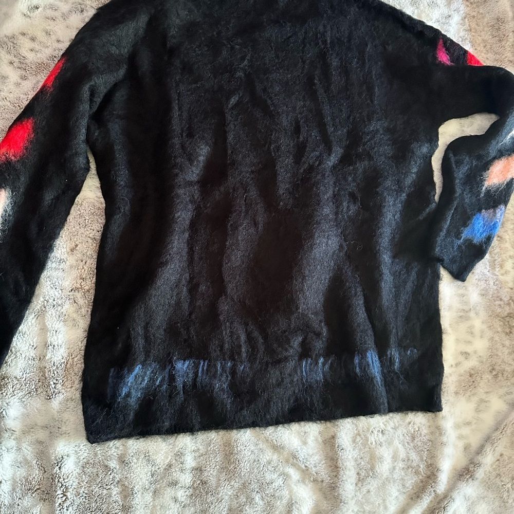 Off-White Mohair Brushed Very Soft Sweater - Picture 2 of 8